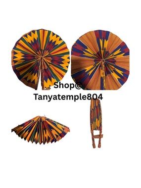 Handmade Kente Fan straight from Africa